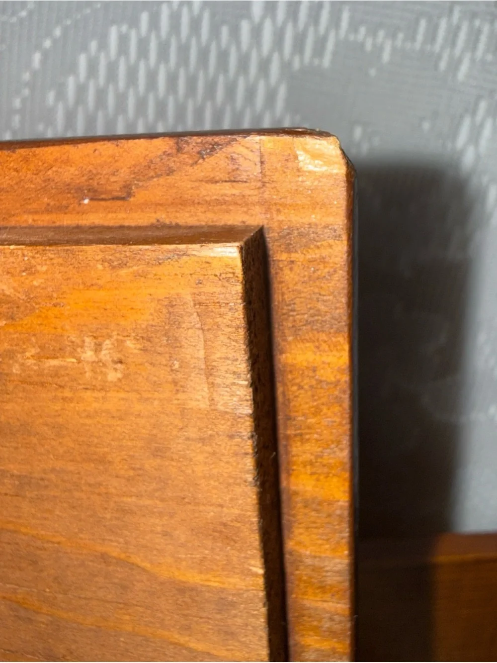 Wooden Recipe Box with Brass Knob With Recipe Cards